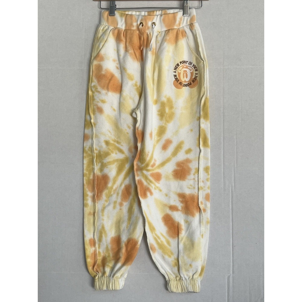 Disney Mickey Mouse "New Point of View" Tie-Dye Jogger Sweat Pants Girls Sz 9/10